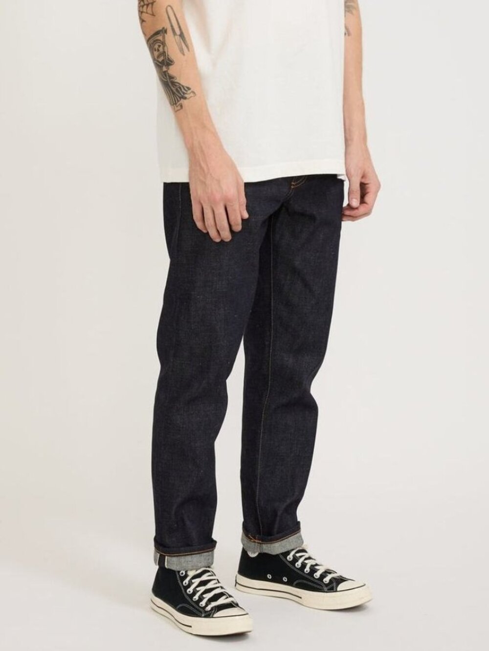 NUDIE JEANS Steady Eddie II Dry Ace Selvage Jean Men's Size 31
